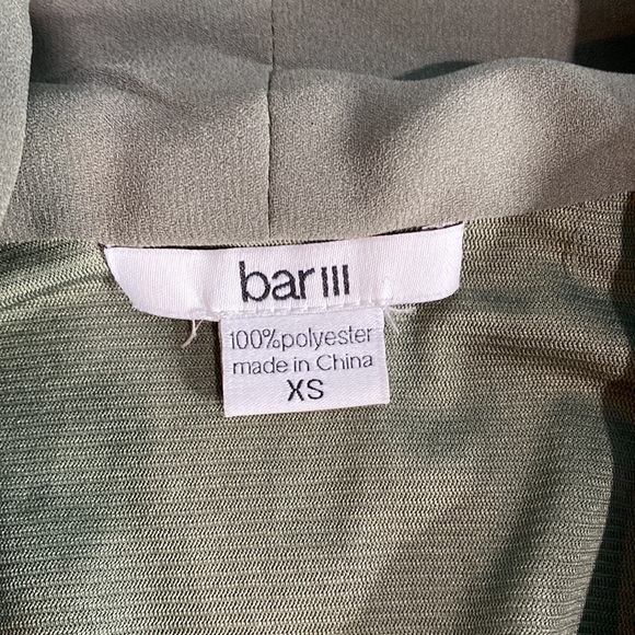 Bar III Moss Green dress size XS - Picture 5 of 5